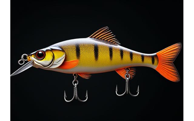 Un grande artificiale per lucci, con un design realistico e rinforzato per resistere ai morsi del predatore.