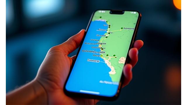 App mobile Giada Ami con mappa dei punti di pesca