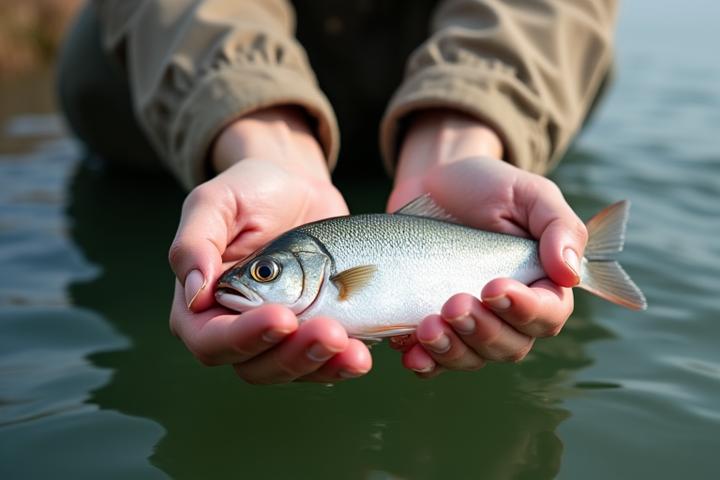 Pescatori eco-friendly con attrezzatura sostenibile Giada Ami