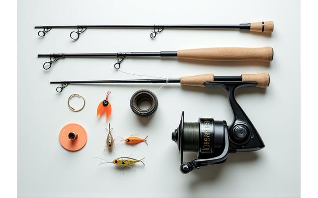 Mulinello ultraleggero e attrezzatura, meno di 1kg in totale