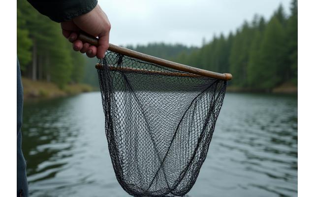 Guadino extra-large e robusto per esche vive e gestione del luccio.