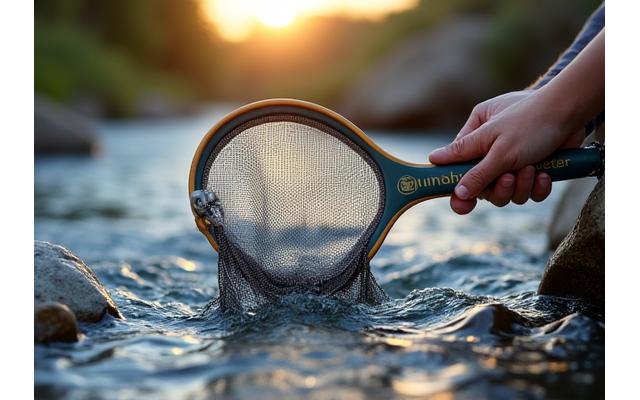 Guadino ultra-leggero per la pesca alla trota in torrente.